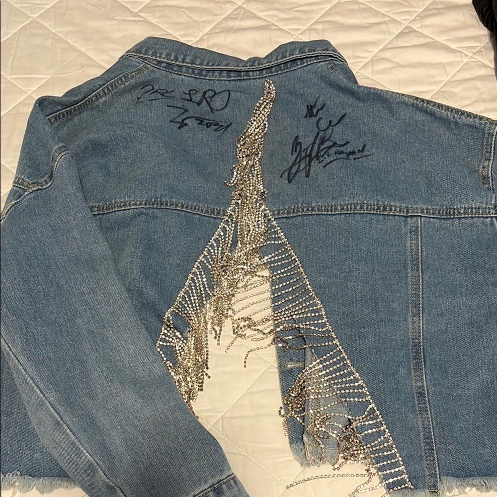 Zach Bryan Autographed Denim Jacket